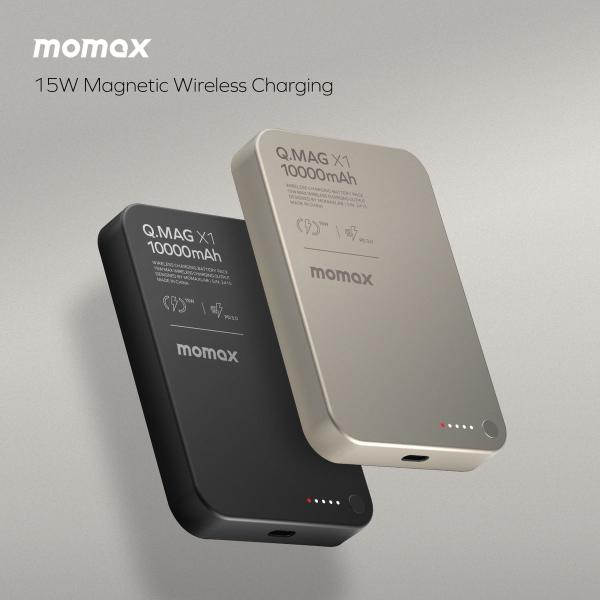 Momax Q.Mag X1 Magnetic Wireless Power Bank 10000mAh – Gen 2